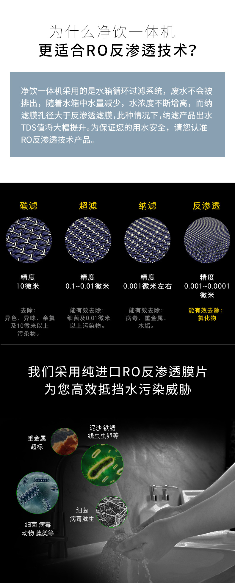 上市公司旗下 博乐宝 过滤加热一体式免安装净水器 RO反渗透 图8