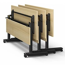 Folding long table training staff table mobile desk conference table multi-function desk and chair training table and chair combination
