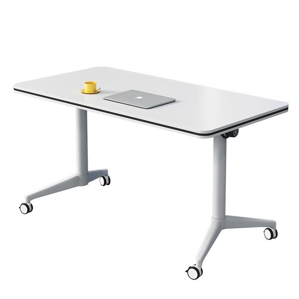 Foldable Conference Table and Chair Combination Movable Patchwork Training Table Long Table Guidance Table with Wheels Desk Desk Desk Desk Desk