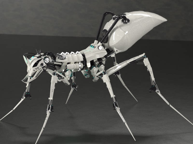 Mechanical ant 3D modeling drawings in stp format