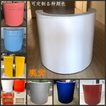 Paint semi-circular curved bar counter front desk fashion desk small cashier desk reception desk reception desk welcome podium