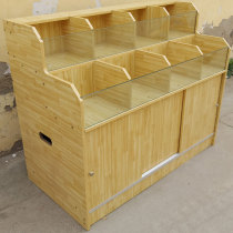 Bulk snack shelves supermarket rice grain cabinet coarse grain rice bucket four-compartment eight-compartment multi-layer plate with lid dried fruit display cabinet