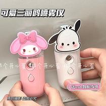 High-looking Sanrio Cartoon Hydrating Sprayer Summer Heat Relief Magic Handheld Humidifier Desktop Ornament