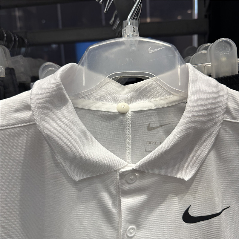 Nike, теннисная быстросохнущая дышащая спортивная футболка polo для отдыха, короткий рукав 