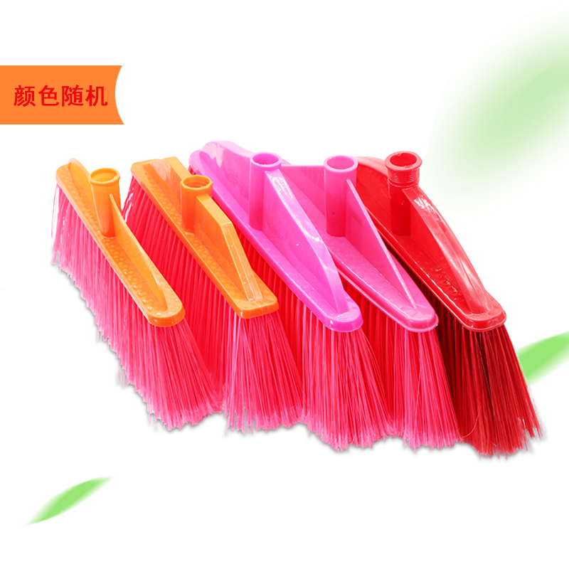 Broom head single household plastic hard wool soft hair cleaning tool factory broom replacement head thickened