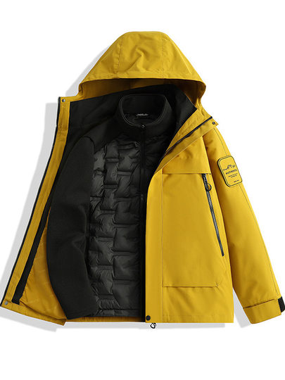 Jackets for Men and Women, 2025 Winter New Style, Couple's Outdoor down Lining, Windproof and Warm Mountaineering Clothing Two-Piece Set