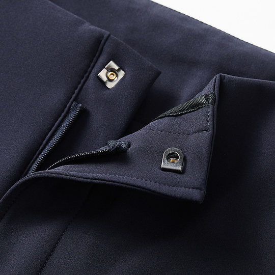 Niaojia Sports Four Seasons Pants Men's Straight Business Slim Pants Invisible Belt Elastic Couple Waterproof Fleece-Lined Pants