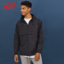 Áo khoác nam H & M chính hãng Half Zip Áo khoác trùm đầu Áo khoác chống gió hm0599945 áo trung niên Áo khoác