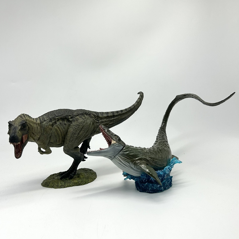 Furyu Jurassic World 7 Resurrection of the Earth Mosasaurus Tyrannosaurus Rex In-Stock Authentic Figure