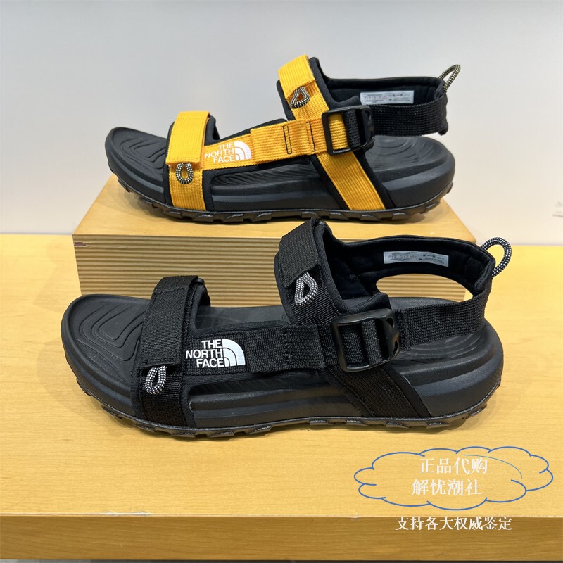 The North Face 2025 New Men's Outdoor Lightweight Odor-Resistant Grip-Enhancing River Tracing Shoes Sandals 8A8X