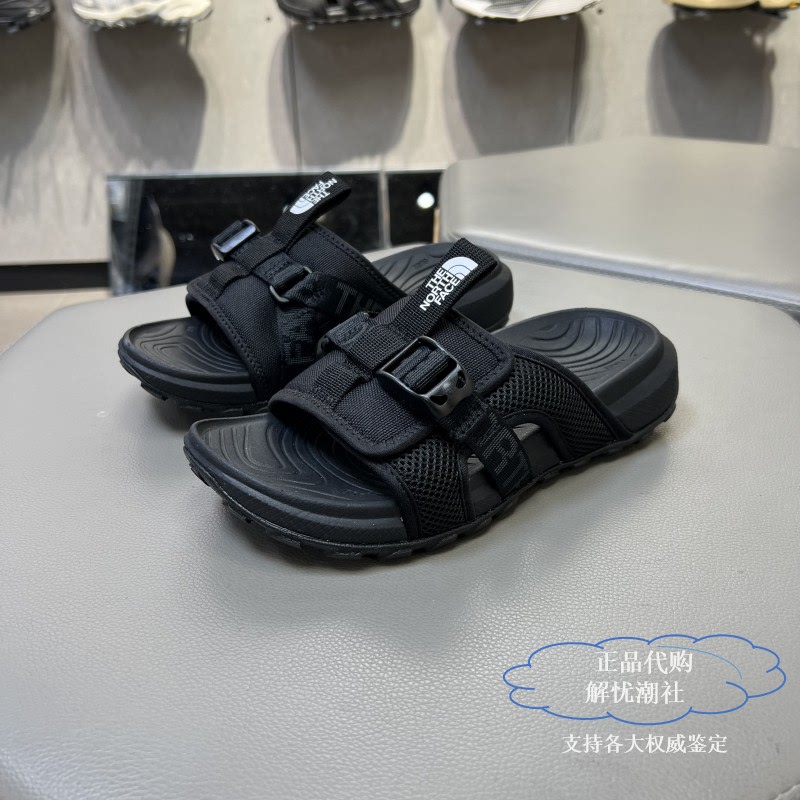 Thenorthface 2026 New Women's Outdoor Casual Sports Lightweight Grip Sandals and Slippers 8Ads