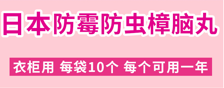 【日本直邮】白元earth 安速樟脑丸 衣柜防霉防虫防潮除味驱虫 10个 衣物防潮吊挂1年用 花香味