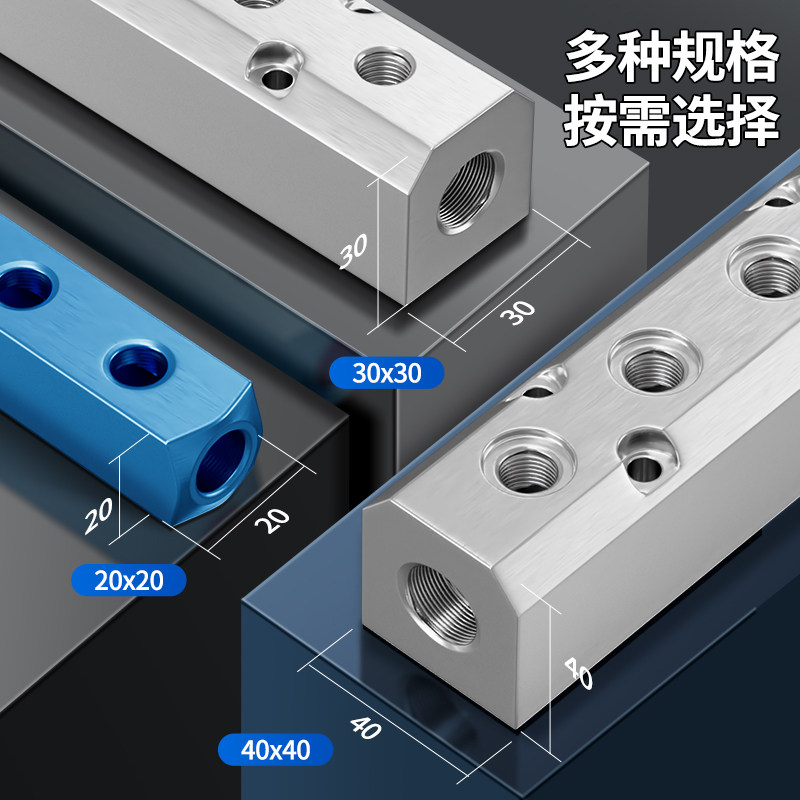 什么是分气排40x40,如何选择合适的型号?-气源处理元件-淘宝百科网