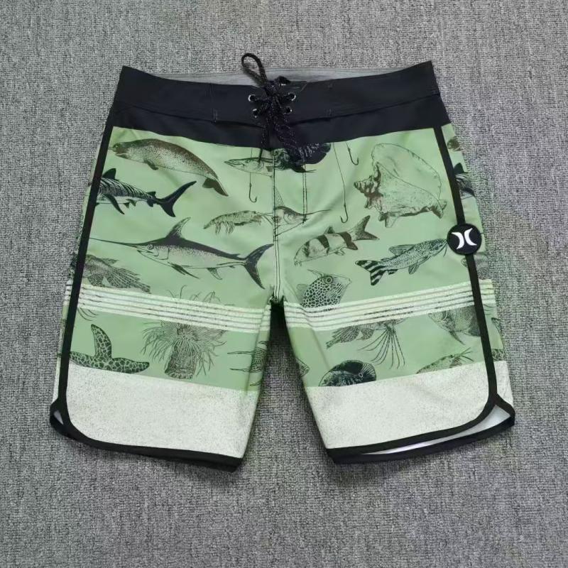Minglang Men's Beach Shorts Summer Quick-Drying Surfing Swimming Loose Casual Sports Travel Elastic Large Size Shorts