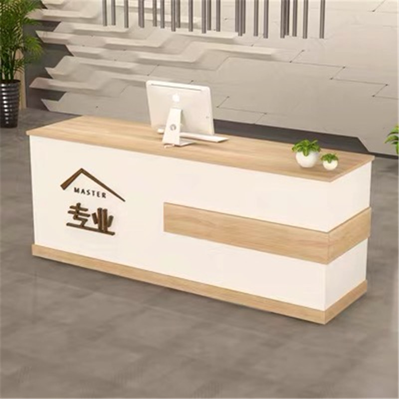 Real Estate Agency Front Desk Reception Desk Beauty Reception Desk Collection Of Silver Counter Clothing Shop Training Course Corner Service Bar Consultation Desk