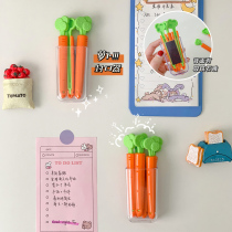 Sheet of sheet Han Edition Carrots Closure Clip 5 Fitting Seals Clip Snacks Food Closure Bag Magnet suction clips