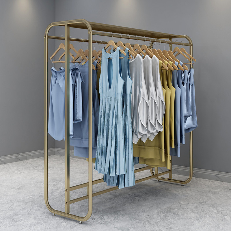 Clothing store floor swimsuit display rack Underwear display rack Bra underwear hanger Double row pajama Nakajima rack