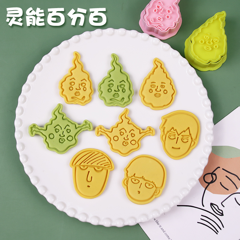 Q version Spirit can percentile Cartoon Biscuit Mold Small Wine Nest Lush secondary Yuan Peripheral Baking Cookies print-Taobao