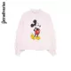 Stradivarius Cheng Yi với cùng một chiếc áo len bong bóng Disney Mickey áo thun nữ 06795777140