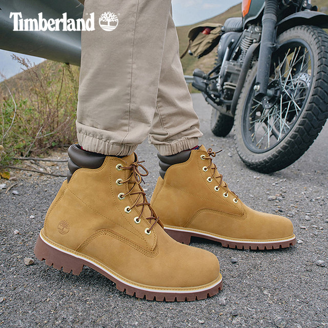 Timberland Timberland ຢ່າງເປັນທາງການ unbeatable ເກີບຜູ້ຊາຍ rhubarb boots Martin boots waterproof leather too large 37578