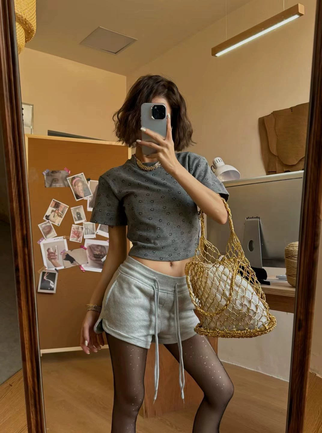 Натуральные плечевые накладки, весенняя футболка, облегающая, slim fit, с коротким рукавом