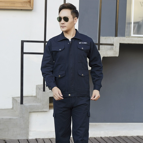 Хлопковый осенний износостойкий комбинезон, защита от ожогов, увеличенная толщина