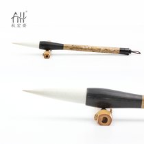 Qiu Hongzhai Yangzhou brush single practice type post Sheep and hair seal script Official script European body Yan body Medium Kai bamboo rod Danfeng