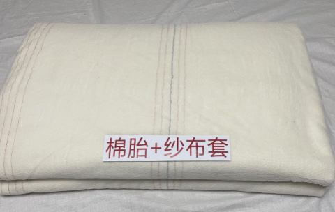 Wuhan Sanwuliu Factory Produces Xinjiang Special-Grade Long-Staple Cotton Core + Pure Cotton Dense Gauze Cover = Quilt