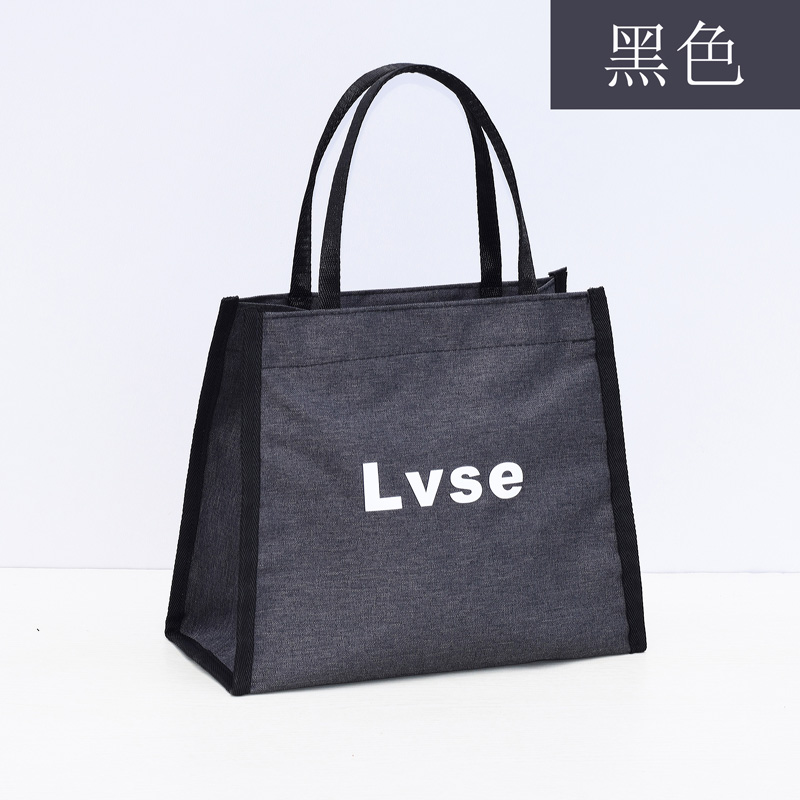 2021 new denim bento belt handbag student belt rice bag lunch bag square solid color bento bag rice bag