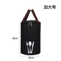 Round insulation bag lunch box bag customization