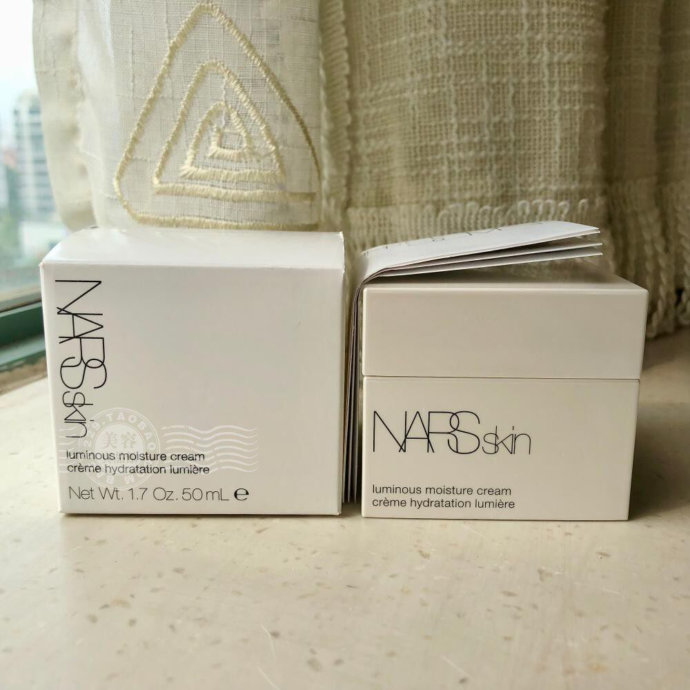 British NARS face cream luminous light Moisturizing Moisturizing Cream 50ml Square Box Bright White Water Tonic Spot-Taobao