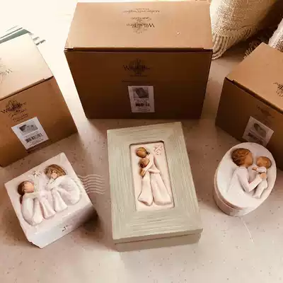 Meitao WillowTree newborn fetal hair baby teeth umbilical cord memorial preservation box Mother and daughter girlfriend cat and dog gift