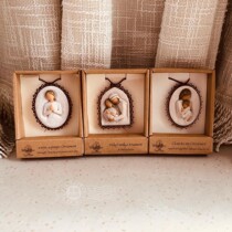 American willow tree willow hand-painted resin relief decoration listing home decoration car hanging gift spot