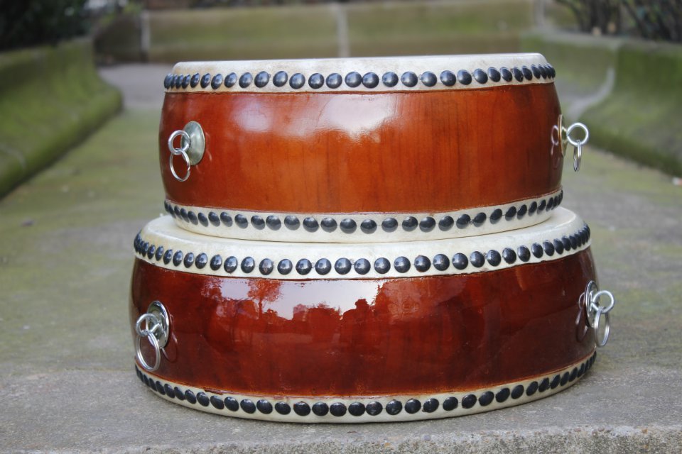 Flat drum drum cow drum adult red drum drum 67891012 inch skin drum drum used drum