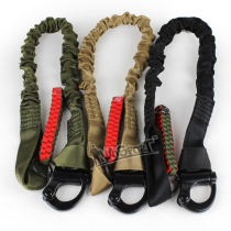 Outdoor sports elastic safety rope quick relief life-saving rope begging for life ropes 600 kg load bearing