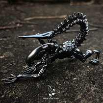 Night Song Studio 925 Pure Silver Original Handmade Profiled 40 Anniversary of the Tabletop Pendulum hand-held gift