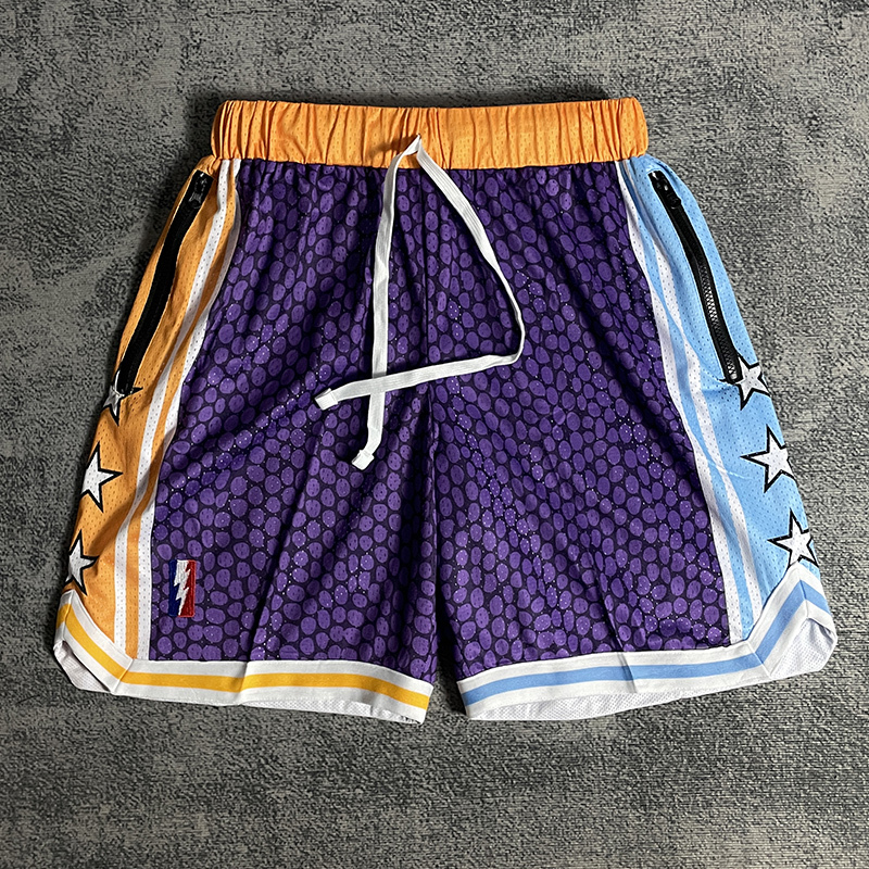 Basketball Shorts James Shorts Retro Mesh American Sports Quarter Shorts Kobe Basketball Shorts Unisex Beach Shorts