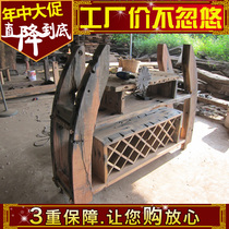 Old Ship Wood Wine Cabinet Chinese Solid Wood Living Room Shelf Bou Tea Multi Treasure Cabinet Imitation Ancient Show Shelf Genguan Cabinet