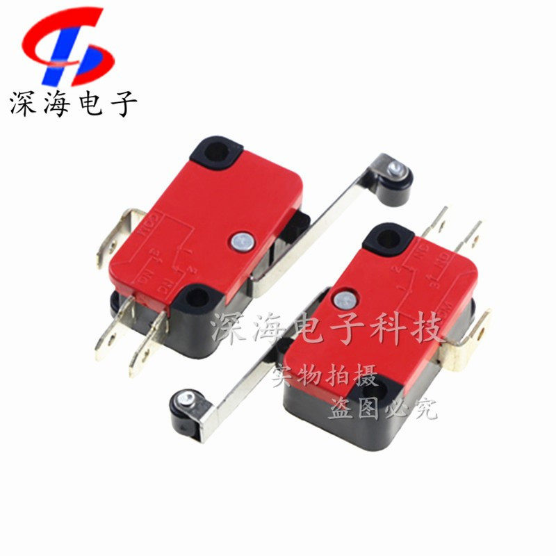 3D printer accessories V-156-1C25 button limit switch silver point button with long wheel micro switch