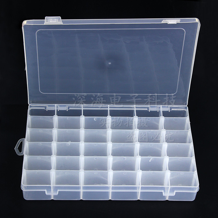37 Sensors Kit Platform Plastic Sorting Box Electronic Components Transparent Packaging Box Collection Containing Shell