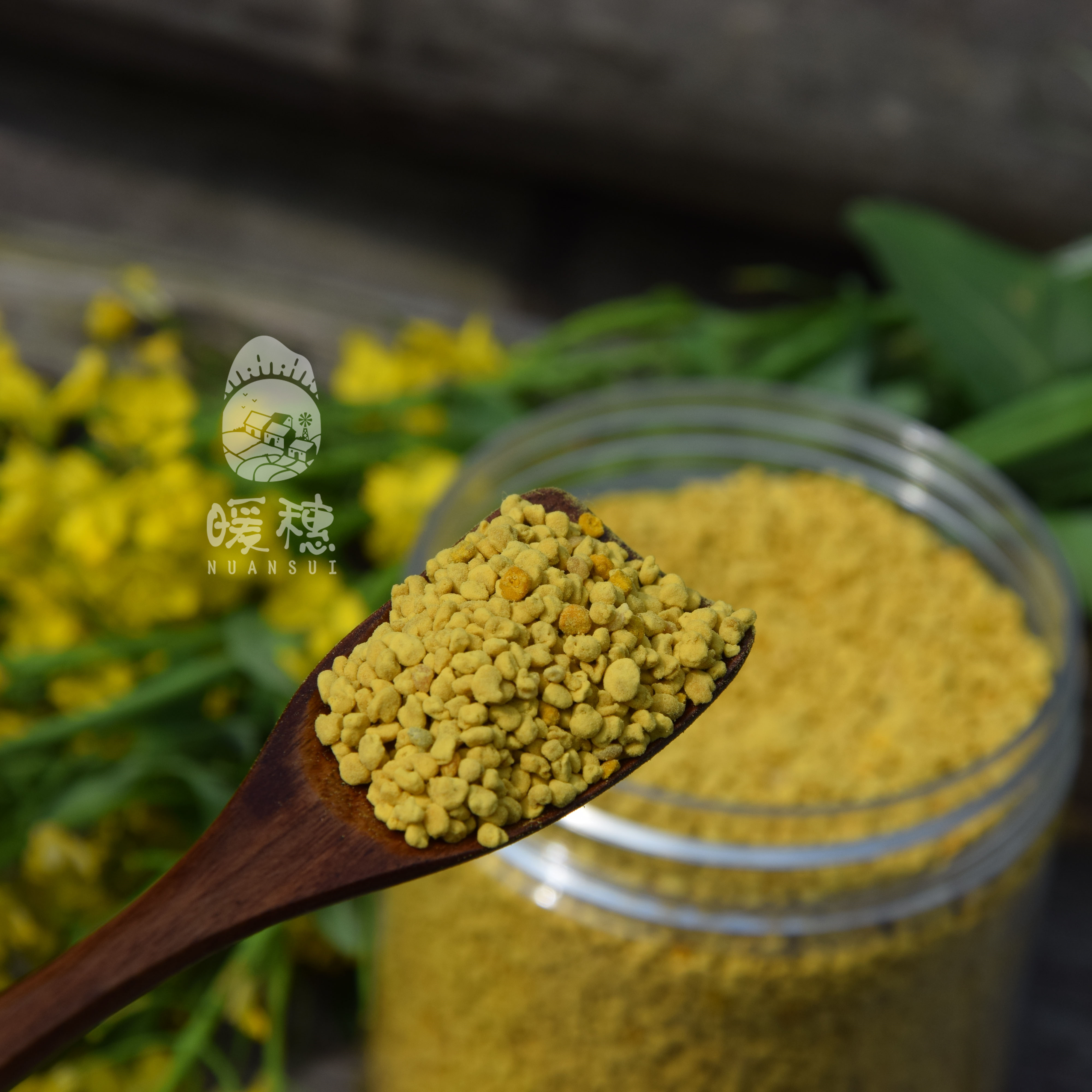 Warm ear rape pollen fresh bee pollen farm natural unprocessed men are also suitable for consumption