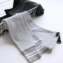 2021 spring new maternity leggings striped feet slim high elastic belly pants fashion Korean embroidered trousers