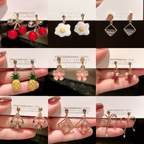 No hole ear clip false earrings Female no hole ear ornaments No hole ear stud earrings clip ear buckle