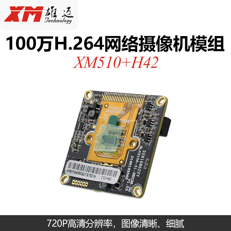 H 264 1 million XM510 H42 H42 Internet camera module