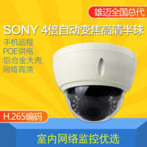 SONY 2000004 X auto zoom web surveillance camera metal large hemisphere 2 8 to 12MM focus
