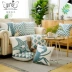 Feather Địa Trung Hải gió sofa gối cushion cover Bắc Âu geometric dương bông gối thêu hoa trở lại đệm