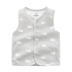 Áo sơ sinh cho bé sơ sinh mỏng phần mở vest mùa hè Sơ sinh thiết kế cotton bụng bé trai mùa xuân và mùa thu mặc - Áo ghi lê shop quần áo trẻ em đẹp Áo ghi lê