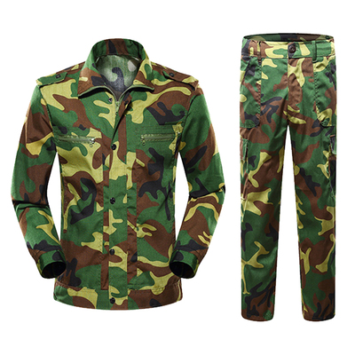 迷彩服套装男女夏季耐磨