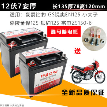 Qianjiang motorcycle 125/150 maintenance-free battery