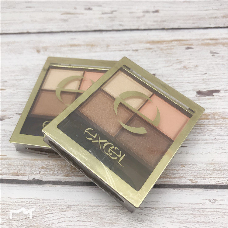 Japan SANA EXCEL NAKED COLOR DEEP FOUR COLOR EYE SHADOW DISC PEARLESCENT EARTH COLOR NAKED MAKEUP BEGINNERS SR05